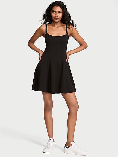 Featherweight Knit Flare Dress, image 1