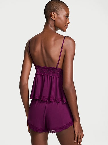 Victoria's Secret - SoSoft™ Modal Lace-Trim Cami & Shorts Set, image 2
