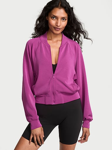 Victoria's Secret - Featherweight Knit Full-Zip Jacket, image 1