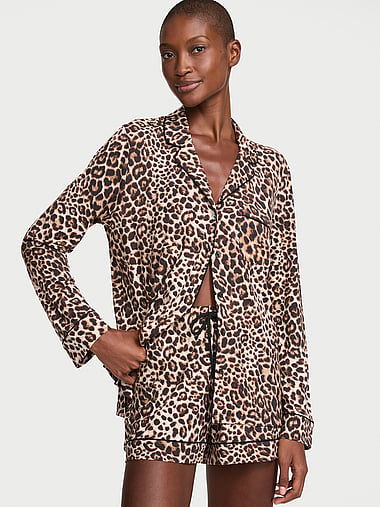 Victoria's Secret - SoSoft™ Modal Long-Sleeve Short Pajama Set, image 1
