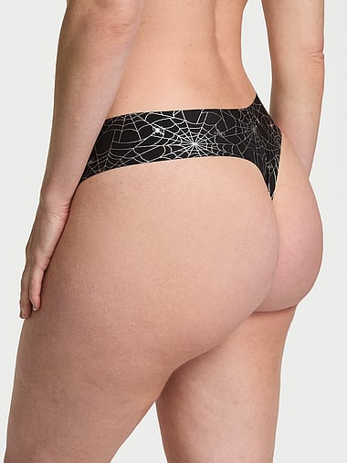 No-Show - No-Show Foil-Print Thong Panty, image 2