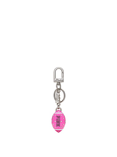 PINK - Football Keychain Charm, image 1