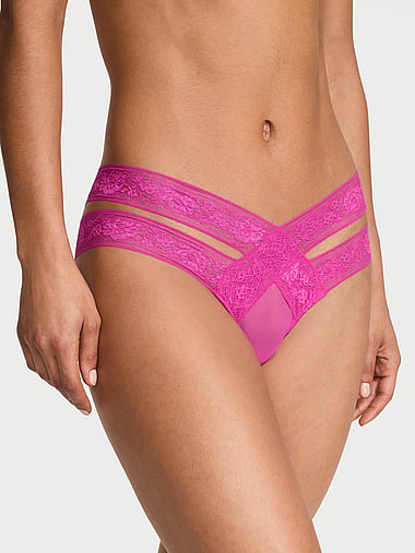 Very Sexy - Rose Lace Strappy Cut-Out Cheeky Panty, image 1