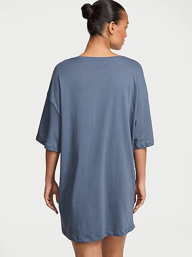 Victoria's Secret - 100% Cotton Oversized Sleep Tee in Oversized Sleep Tee, image 2