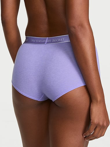 Cotton - Logo Cotton Boyshort Panty, image 2