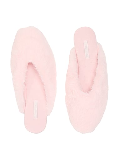Victoria's Secret - Faux Fur Closed-Toe Mule Slippers, image 2