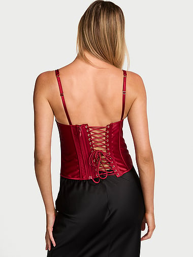 Very Sexy - Push-Up Satin Corset Top, image 2
