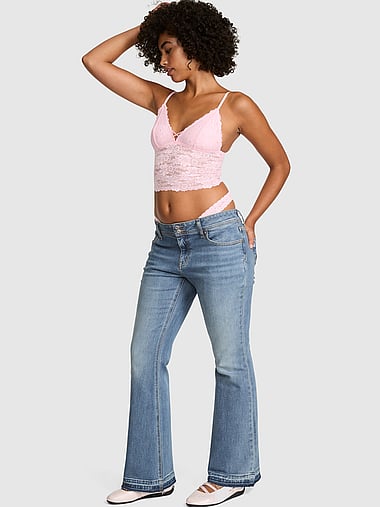 PINK - Denim by PINK Low-Rise Bootcut Jeans, image 2
