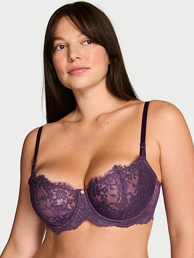 Dream Angels - Wicked Unlined Lace Balconette Bra, image 1