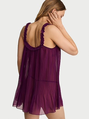 Dream Angels - Pleated Ruffle Babydoll Set, image 2