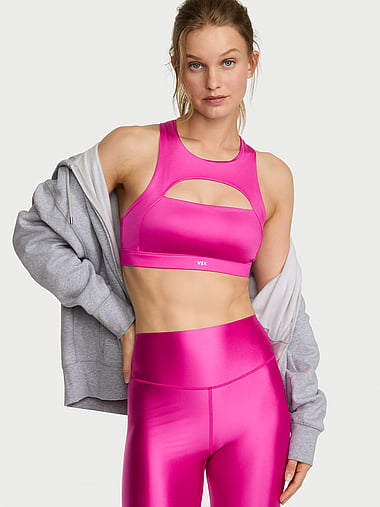 VSX GlossyTech™ Cutout Sports Bra, image 1