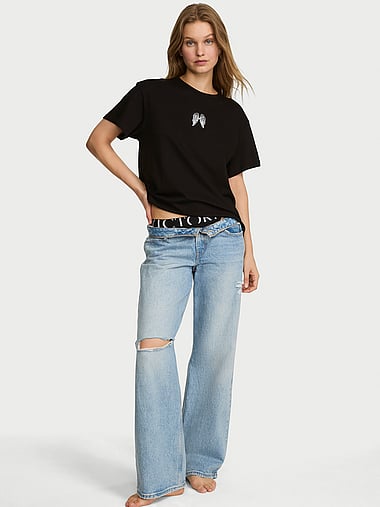 Angel Essentials - 100% Cotton Oversized Tee, image 2