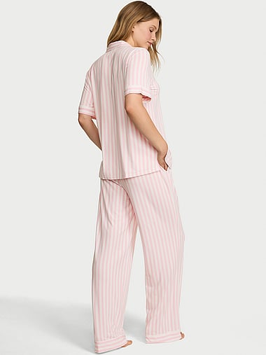 Victoria's Secret - SoSoft™ Modal Short-Sleeve Long Pajama Set, image 2