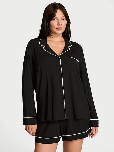 Victoria's Secret - SoSoft™ Modal Long-Sleeve Short Pajama Set, image 1