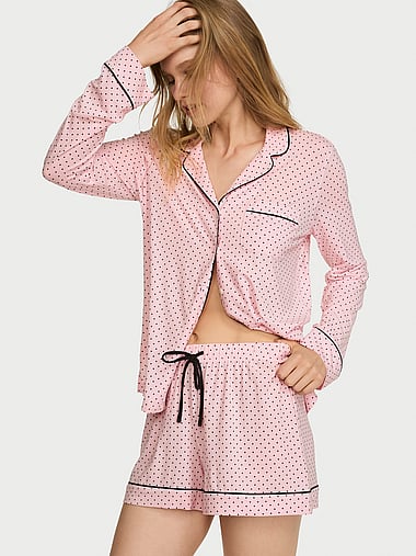 Victoria's Secret - SoSoft™ Modal Long-Sleeve Short Pajama Set, image 1