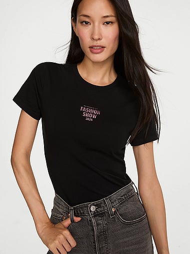 Angel Essentials - Stretch Cotton Fitted Tee, image 2