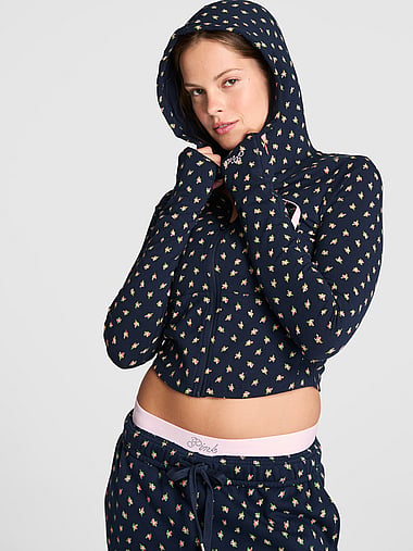 PINK - All-Day Cotton™ Full-Zip Hoodie, image 1