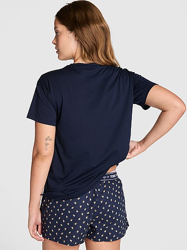 PINK - 100% Cotton Light As Air Jersey Pocket Tee, image 2