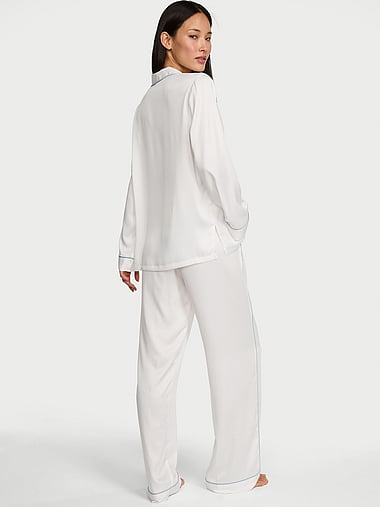 Victoria's Secret - Signature Satin Bridal Long Pajama Set, image 2