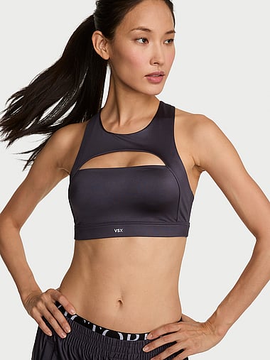 VSX - VSX GlossyTech™ Cutout Sports Bra in GlossyTech™, image 1