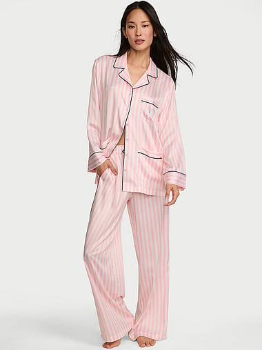 VSFS '26 Signature Satin Long Pajama Set, image 2