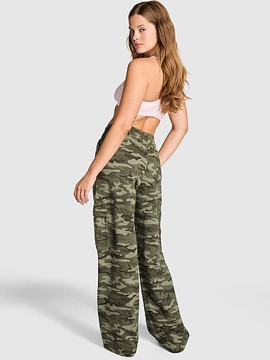PINK - Campus Fleece™ Cargo Sweatpants, image 2