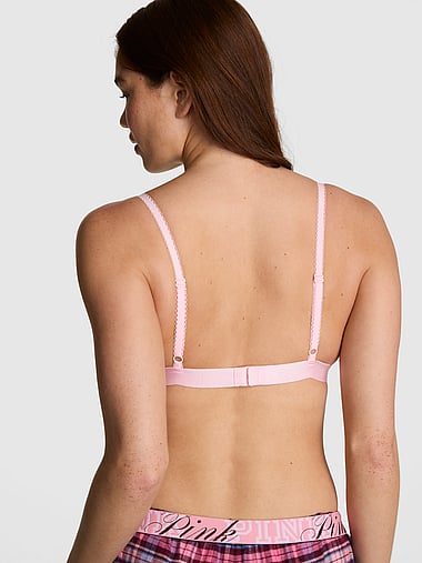 PINK - PINK Wink™ Push-Up Triangle Bralette, image 2