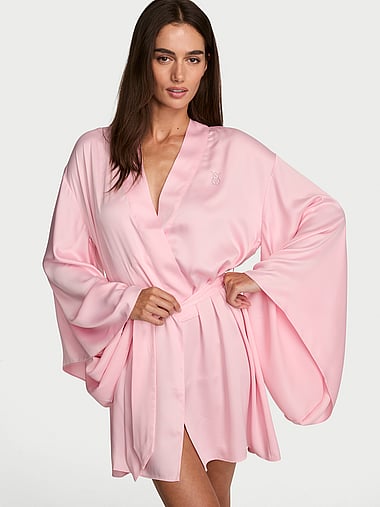 Very Sexy - VSFS '26 Satin Short Wide-Sleeve Robe, image 2