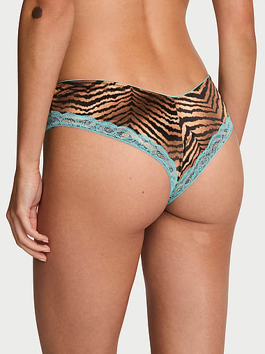 Victoria's Secret - Tease Satin Lace-Trim Cheeky Panty, image 2