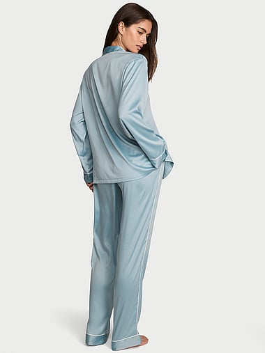 Victoria's Secret - Signature Satin Bridesmaid Long Pajama Set, image 2