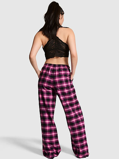PINK - 100% Cotton Favorite Flannel Pajama Pants, image 2