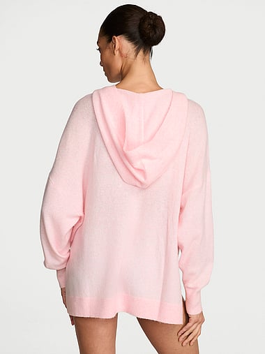 Victoria's Secret - Luxe Knit V-Neck Hoodie Sweater, image 2