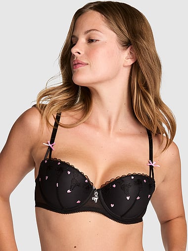 PINK - PINK Wink™ Push-Up Balconette Bra, image 1
