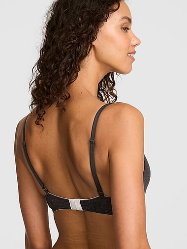 PINK - Wear Everywhere™ Lightly Lined Wireless Bra in Cotton Lace Trim, image 2