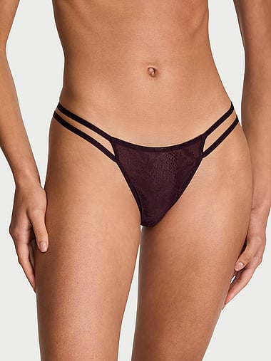 Very Sexy - Viper Lace Hardware V-String Panty, image 1