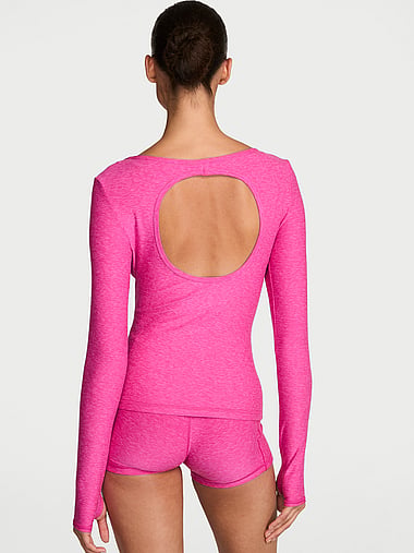 VSX New Essential Long-Sleeve Open-Back Tee, image 2