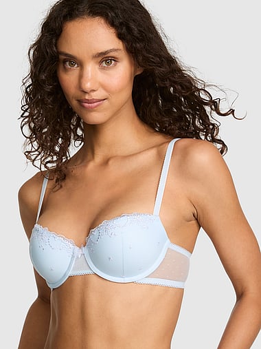 PINK - PINK Wink™ Push-Up Balconette Bra, image 1