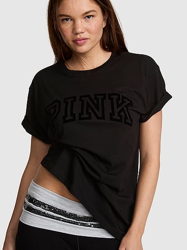 PINK - Campus Cotton™ Tee, image 1