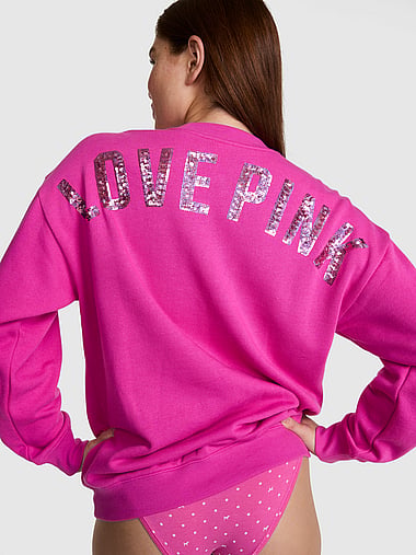 PINK - Campus Fleece™ Crew Sweatshirt, image 2