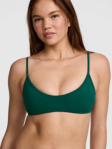 PINK - PINK Relay™ Micro Scoop Bra, image 1