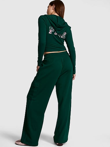 PINK - Campus Fleece™ Cargo Sweatpants, image 2
