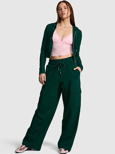 PINK - Campus Fleece™ Cargo Sweatpants, image 1