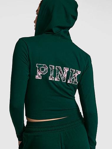 PINK - All-Day Cotton™ Full-Zip Hoodie, image 1