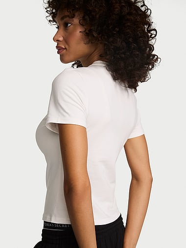 Angel Essentials - Stretch Cotton Fitted Tee, image 2