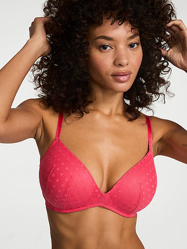 Victoria's Secret - Sexy Tee Dot Geo Lace Wireless Push-Up Bra, image 1