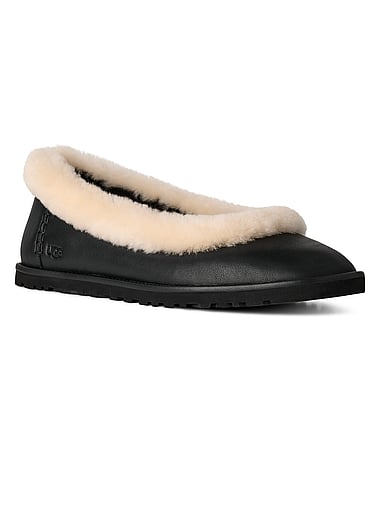 UGG® - Zora Leather Ballet Flats, image 1