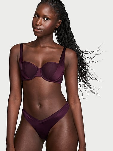 Very Sexy - Sheer Reveal Unlined Balconette Bra, image 1