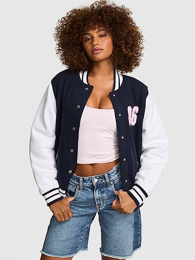 PINK - Varsity Bomber Jacket, image 1