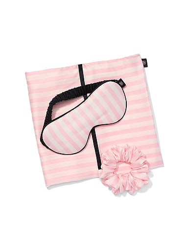 Victoria's Secret - 3-Piece Satin Sleep Accessories Set, image 1