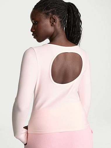 VSX New Essential Long-Sleeve Open-Back Tee, image 2